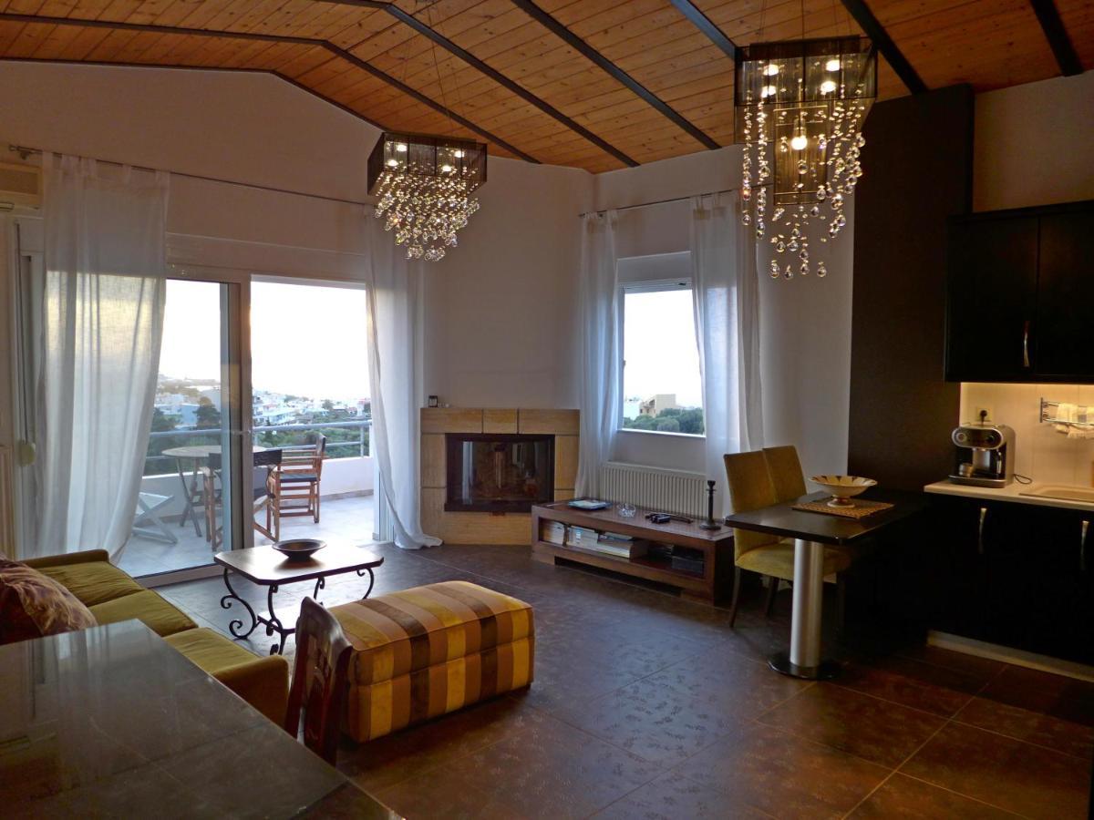Wide-View & Quiet Apartment Chania خانيا المظهر الخارجي الصورة