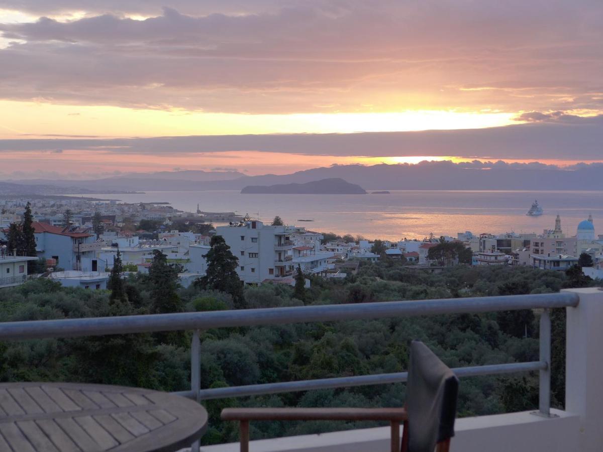 Wide-View & Quiet Apartment Chania خانيا المظهر الخارجي الصورة